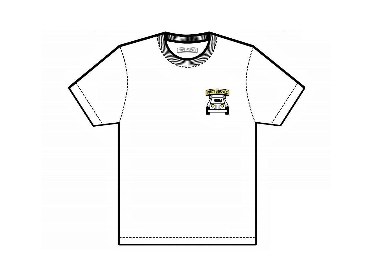 Merch – White T-Shirt – PINOY GROOVES